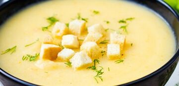 Soupe à la crème pour la goutte